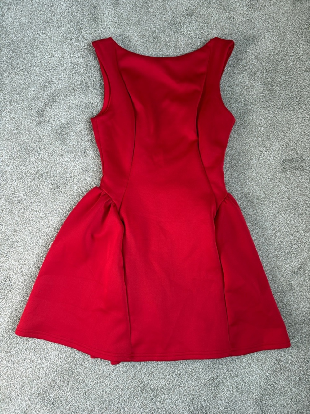 Women’s Red Fit-and-Flare Dress